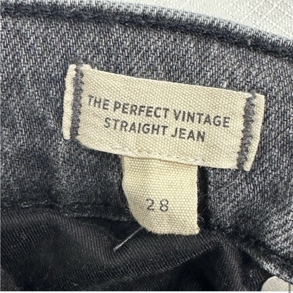 Madewell size 28 The Perfect Vintage Straight Jean Meaford Wash Seamed Edition - Picture 11 of 14